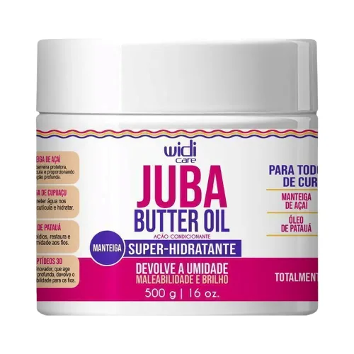 Widi Care Máscara Juba Butter Oil Super Hidratante Ação Condicionante