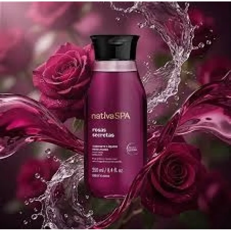 Sabonete Líquido Corporal Nativa Rosas Secretas 250ml