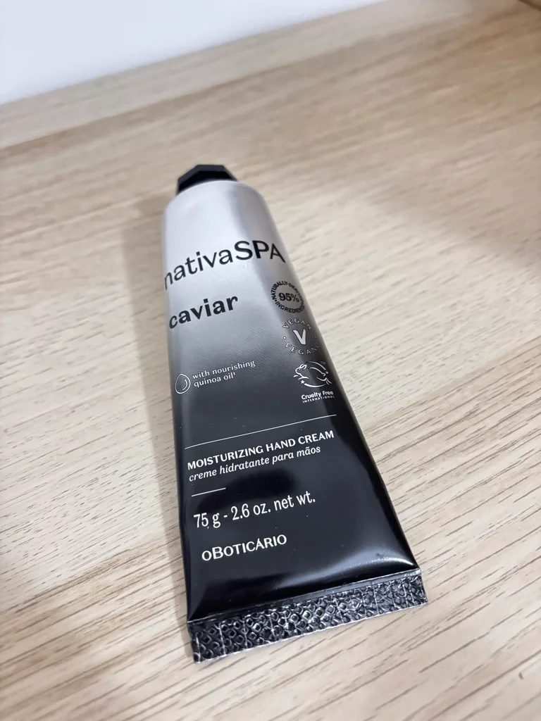 Creme de mãos caviar
