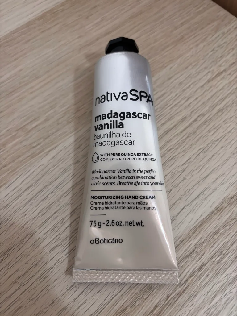 Creme de mãos nativa spa baunilha
