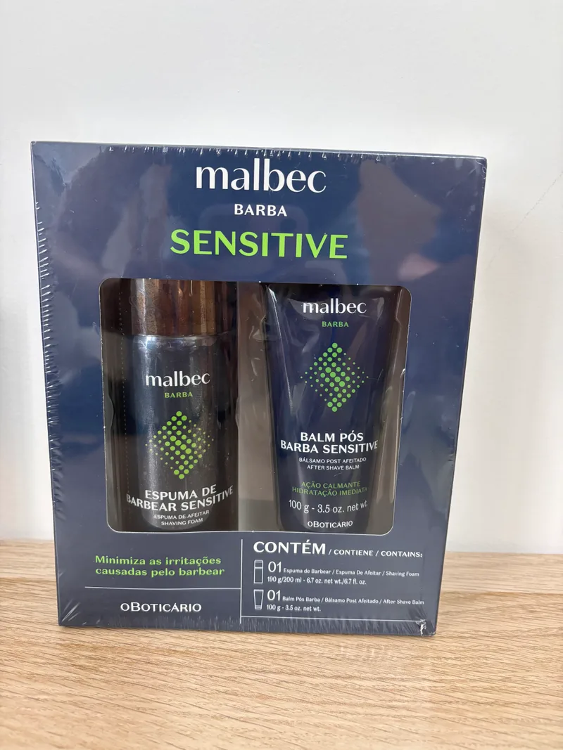 Kit Malbec Barba Sensitive
