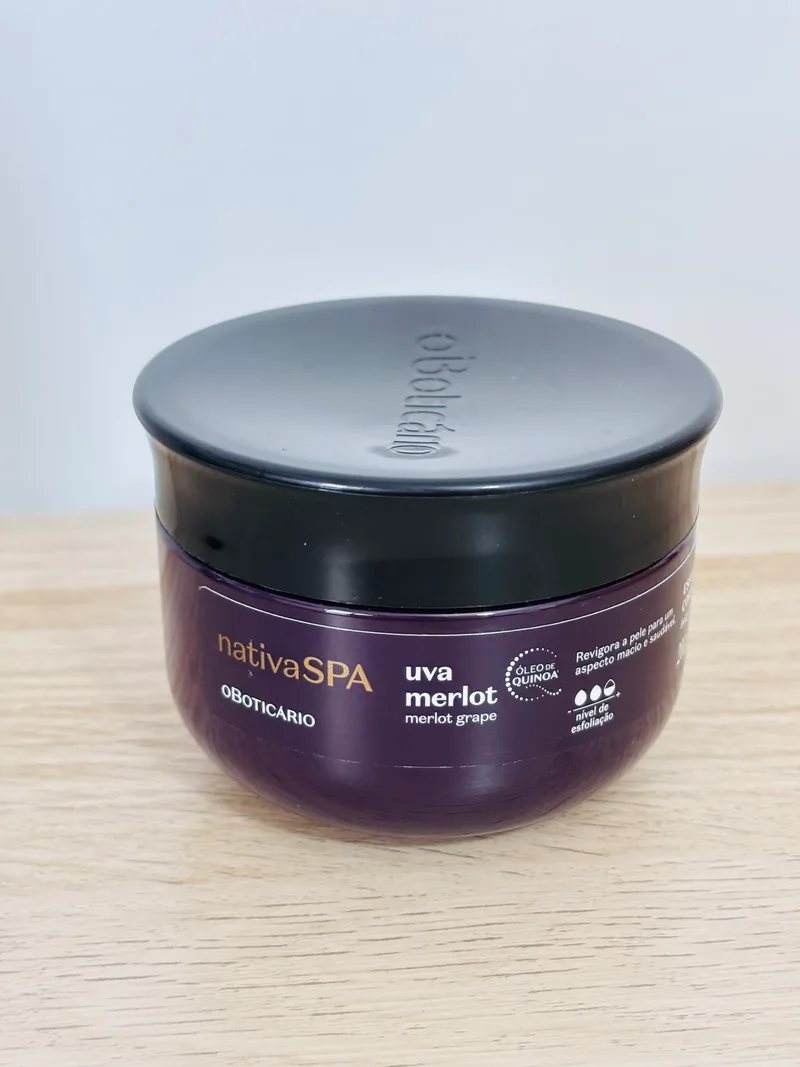 Esfoliante Corporal Nativa Spa Uva Merlot 200g