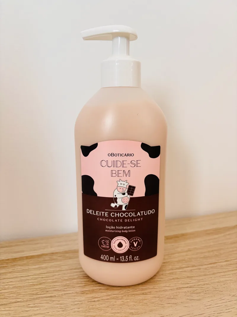 Cuide-se Bem Deleite Chocolatudo Loção Hidratante Corporal