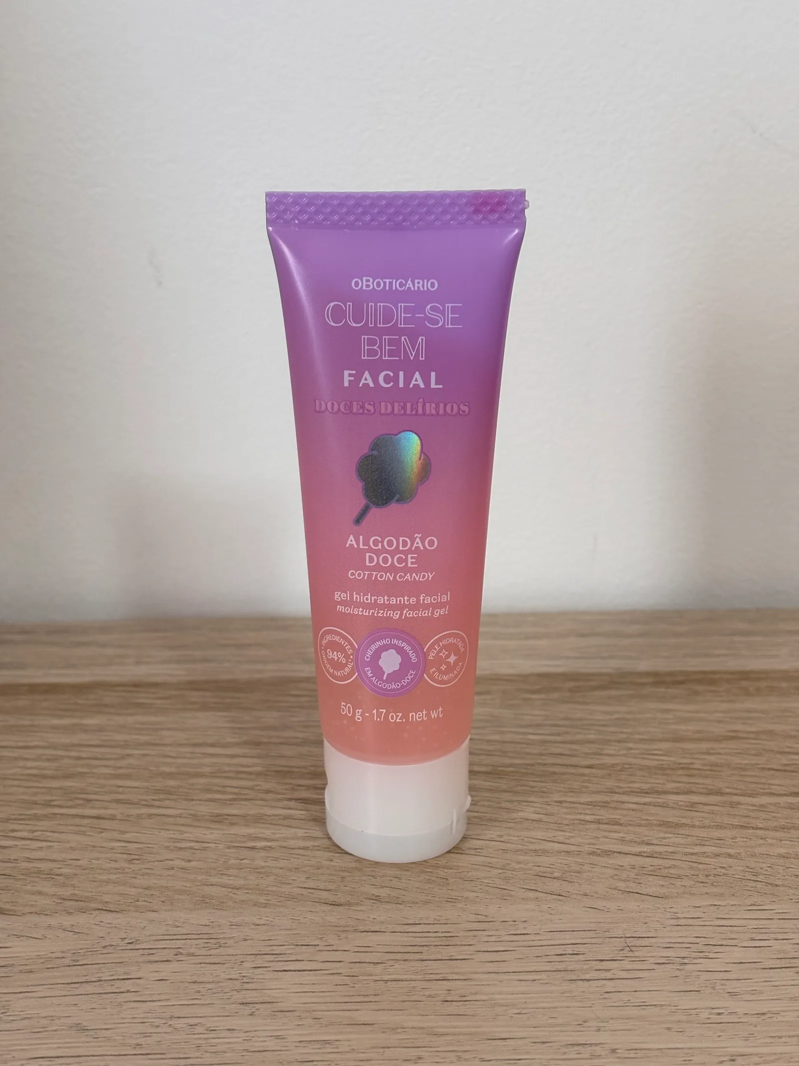 Gel Hidratante Facial Cuide-se Bem Doces Delírios Algodão Doce