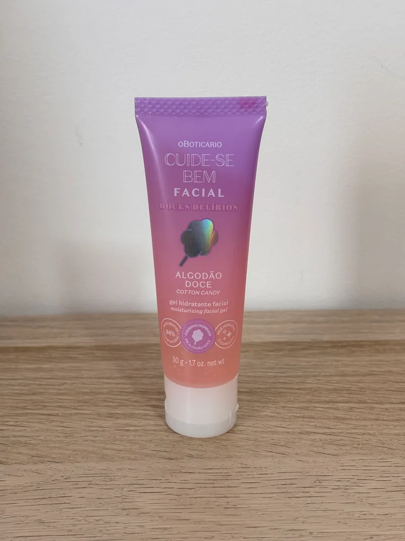 Gel Hidratante Facial Cuide-se Bem Doces Delírios Algodão Doce