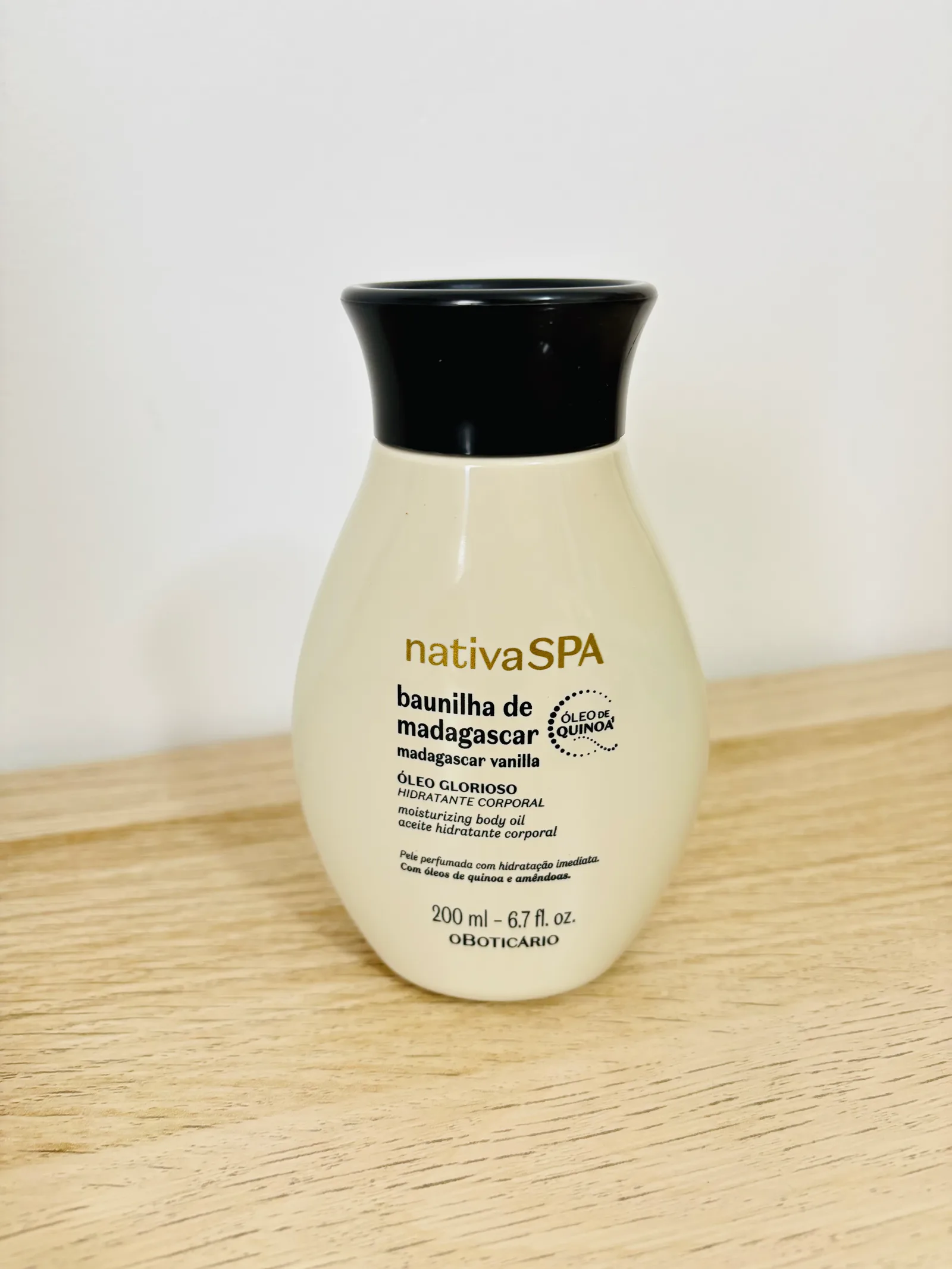 Nativa SPA Óleo Hidratante Baunilha de Madagascar