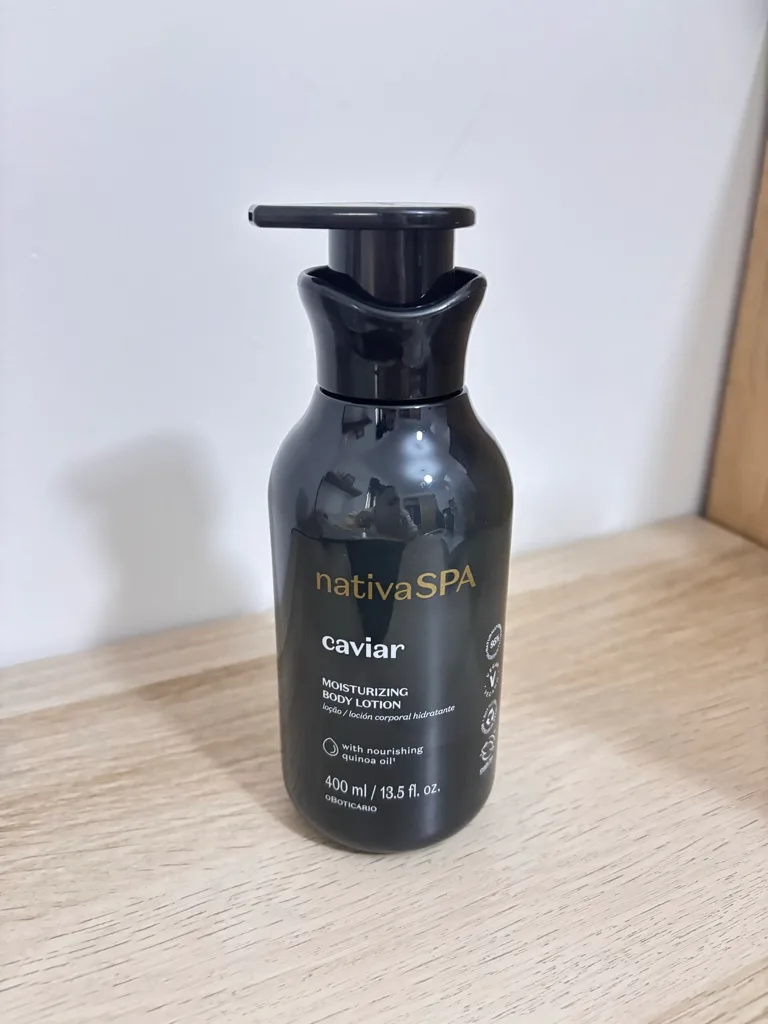 Loção hidratante nativa Spa Caviar