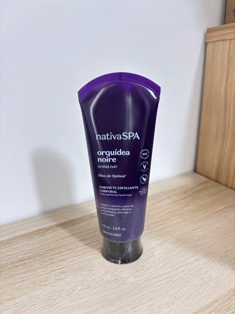Sabonete corporal esfoliante Orquídea Noire